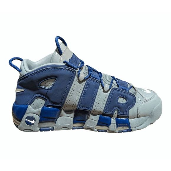 NIKE Air More Uptempo \'Cool Grey Midnight Navy\' Sneakers Size 12 main image 4